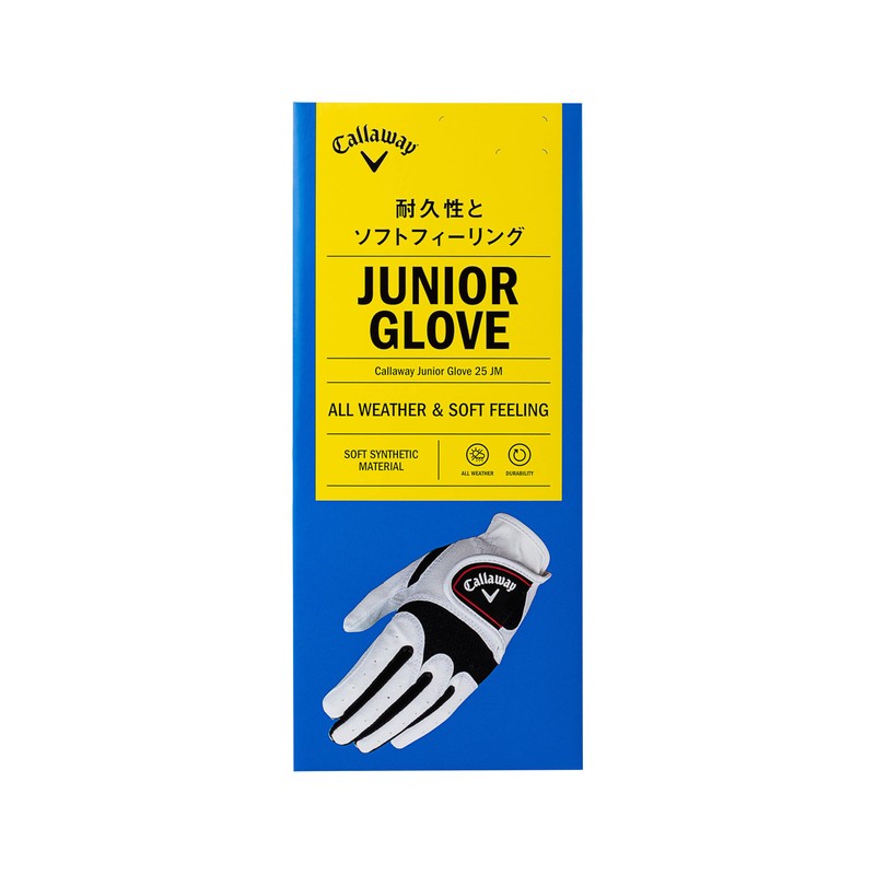 Callaway Gloves WARBIRD JUNIOR LH WHT M 25 (M (Approx.