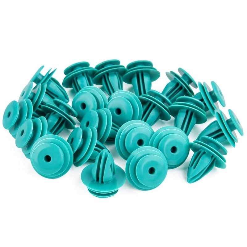 XSAJU 30pcs Plastic Retainer Clips Door Trim Rivets for Toyota