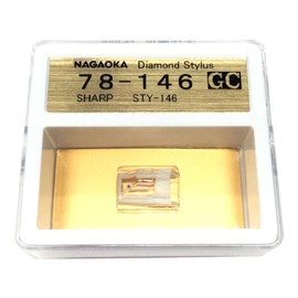 Nagaoka Replacement Needle for GC78-146 SHARP STY-146 Numark PT01 Scratch ION Record Player