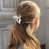 BARTOSI Metal Hair Claw Clips Gold Bow Hair Clips Medium