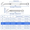 TooTaci 1/8 Stainless Steel Cable, 50ft 1/8 Steel Wire Rope