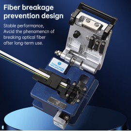 Duogalia (2-Pack FC-6S Optical Fiber Cleaver for 0.25mm, 0.9mm, 3.0mm Fiber Cable with 48000 Cleaves and 16 Position Blades Automatic Return Knife FTTH Tool