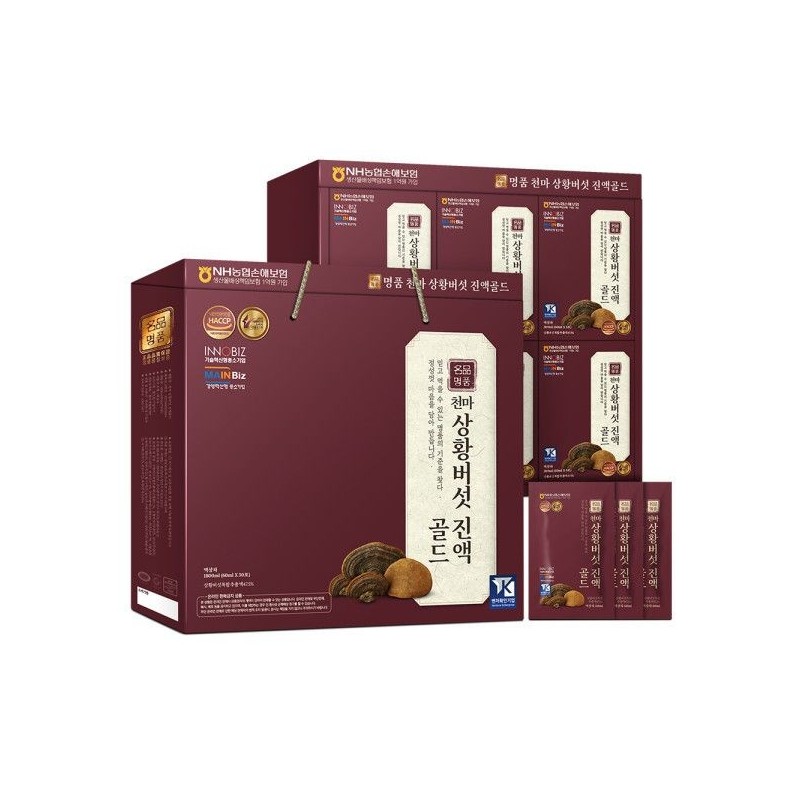 더존건강 DUZON HEALTH Cheonma Sanghwang Mushroom Extract Gold 30 packets