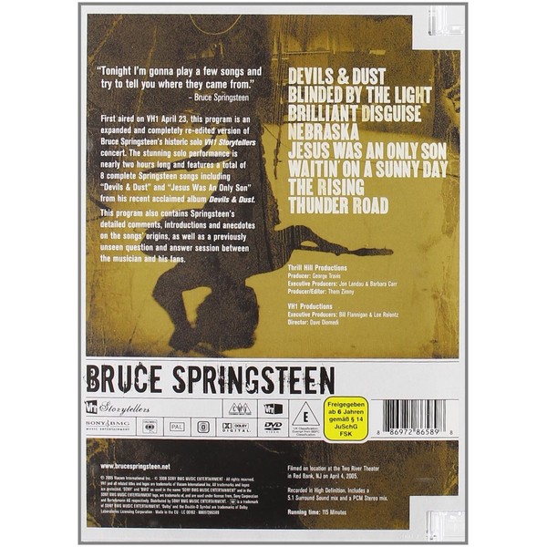 Bruce Springsteen - VH1 Storytellers (Visual Milestones) by Sony Music [DVD]