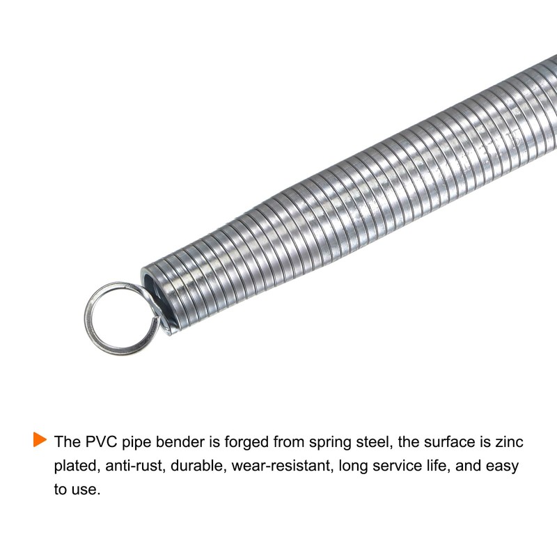 HARFINGTON 2pcs PVC Pipe Bending Spring 27.52mm OD 550mm Long