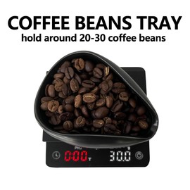 Barista Warrior Coffee Bean Dosing Cup and Spray Bottle Kit - Ceramic Single Dosing Tray, Static Reducing Spray (Black)