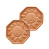 2 Pack Terracotta Brown Sugar Saver and Softener Disc with