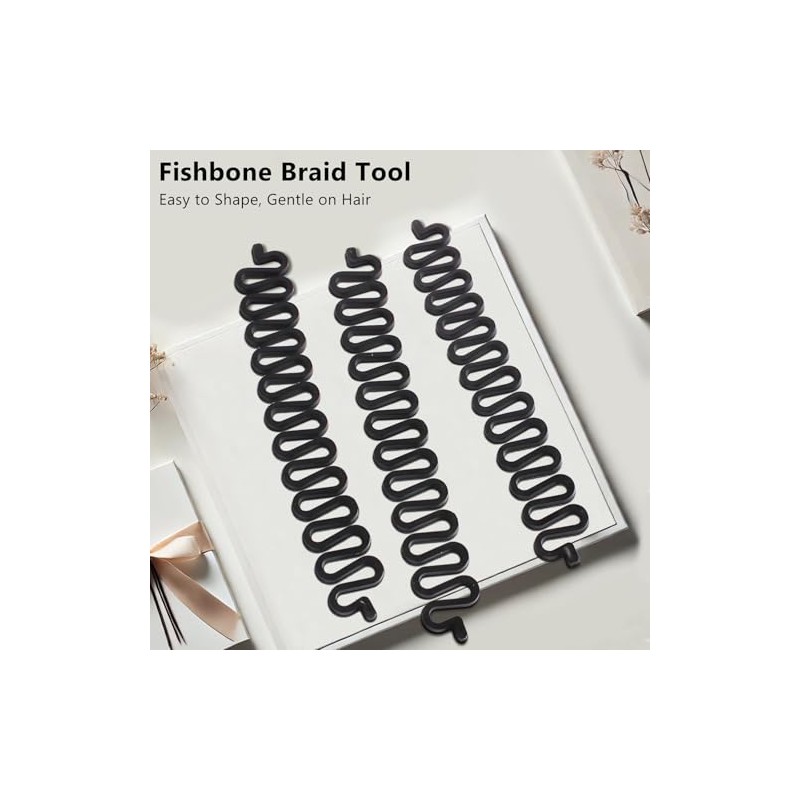 5 Pcs Hair Braiding Tool with Hook, Magic Twist Roller