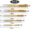Wolfride Spiral Drill Tap Set, Drilling and Threading, 5-piece Set,