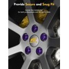 MIKKUPPA M12x1.5 Lug Nuts Purple - Replacement for 1994-2013 Chevy