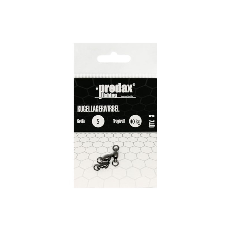 Predax Ball Bearing Swivel Black Nickel - 3 Barrel Swivels,