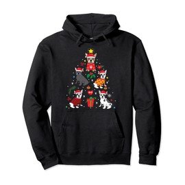 French Bulldog Christmas Ornament Tree Xmas Pullover Hoodie