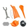 HDBUBALUS Oil Replacement Funnel Funnel Filter Wrench O Ring Spanner