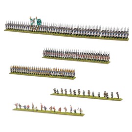 Revolution! - Burlap and Allies Brigade - Epic Miniatures for Black Powder, Highly Detailed Era of the American Independence War for Tabletop War Games