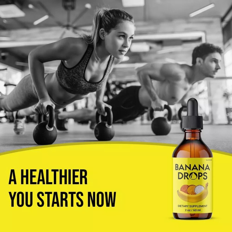 Banana Drops Advanced High Potency Formula, Liquid Supplement (3 Pack)