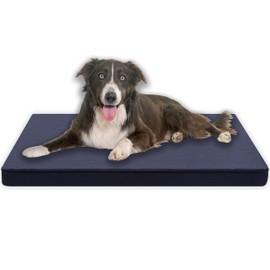 MyBestBuddy Premium Orthopaedic Dog Cushion with 3 cm Full Foam Core, Grey, 120 x 80 cm, XXL, Dog Mat with Fabric Cover, Washable at 40°C, Allergy Sufferers, Dog Bed for Very Large Dogs, 120 x 80 cm