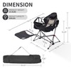 Ainfox Hammock Camping Chair with Footrest, Foldable Portable Rocking Chairs