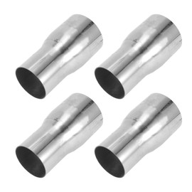 Motoforti 2.25" OD to 2.75" OD Mandrel Exhaust Pipe Adapter Concentric Reducer Car Exhaust Pipe Tubing Piping Adapter 5inch/127mm Length T304 Stainless Steel Silver Tone 4 Pcs