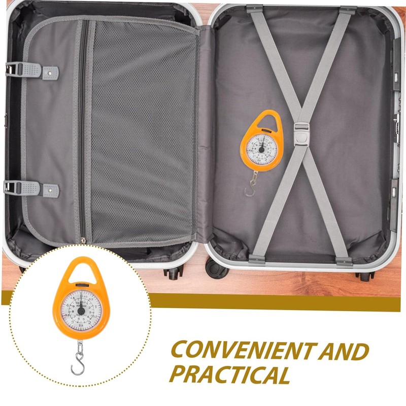 PRETYZOOM 2 Piezas Báscula de Portátil para Equipaje Mecánica de