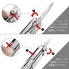 Swiss+Tech Multi-functional Pliers, Outdoor Multi-Tool, Multiplier, 16-in-1 Lockable Function, Cutter,