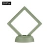 uxcell 20 Pcs 3D Floating Display Case, 2.76 x 2.76