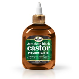 Difeel Jamaican Black Castor Premium Hair Oil 7.1 oz. - Thickening Jamaican Black Castor Oil for Hair Growth