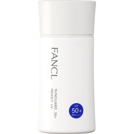 FANCL Sun Guard 50+ Protect UV (Renewed) (Approx. 60 Uses) Full Body Sunscreen, Additive-Free (UV/Blue Light, Dryness) Waterproof