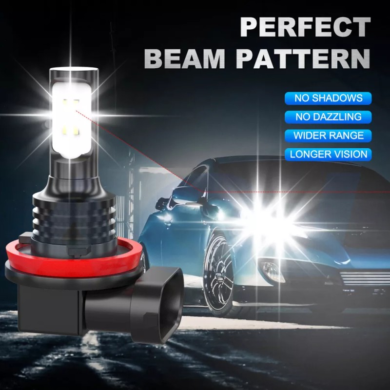 AuureLamp For Honda Fit 2008-2020 4PC LED Headlight High/Low +