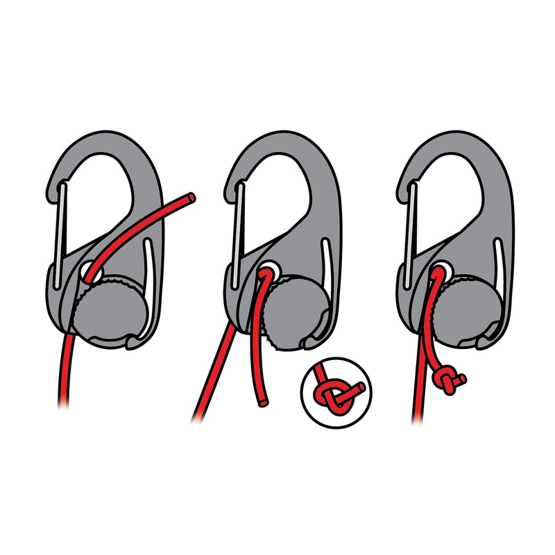 Nite Ize CamJam XT Aluminum Rope Tightener - Versatile Tie