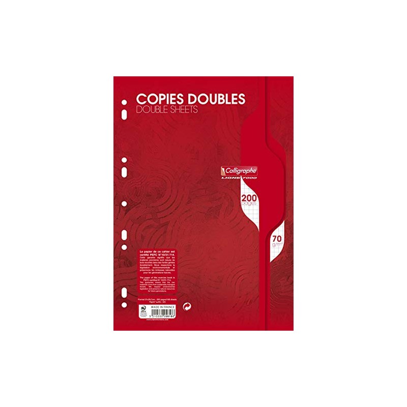 Clairefontaine 5616AMZC - Pack of 2 x 100 Office Sheets