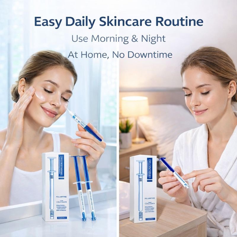 Polypeptide Collagen Elastic Essence Cream, Peptide Anti Wrinkle Essence, Micro-Molecular