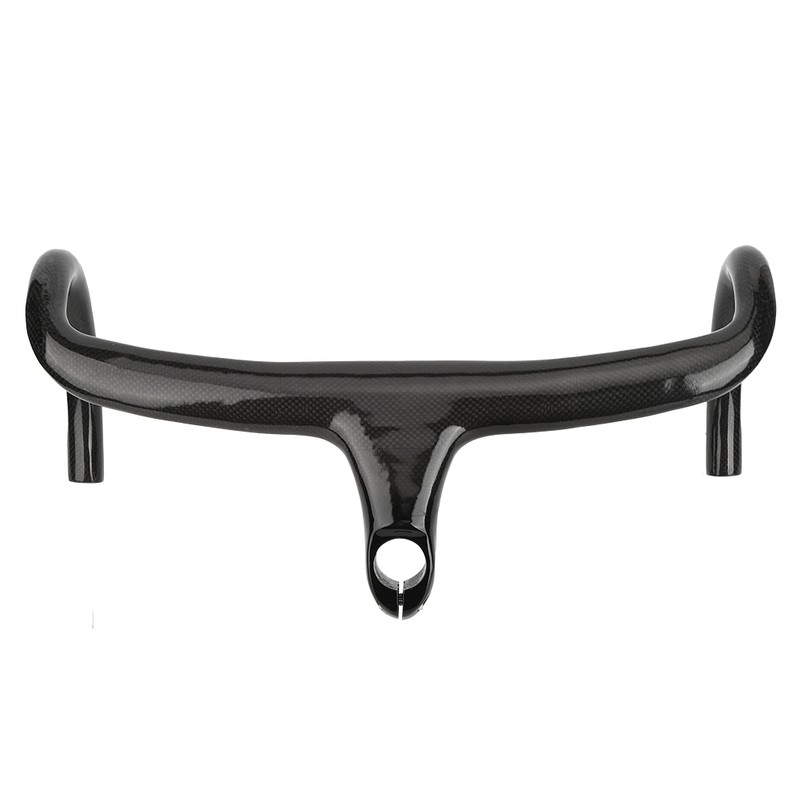 Carbon Fiber Road Bike Integration Bend Handlebar Bicycle Accessory Glossy