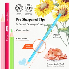 Huhuhero 120 Count Colored Pencils Set for Adult Coloring Books, Soft Core Vibrant Blendable Art Drawing Pencils, Premium Art Supplies for Kids Adults Beginners, Back to School Supplies Teacher Gifts