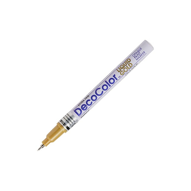 Uchida Of America 1234-3C DecoColor Extra Fine Point Pen, Silver/Gold,