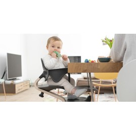 Stokke Nomi Baby Set, Anthracite - Provides your baby with side and back support while learning to sit - compatible with all Nomi chairs