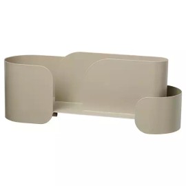 IKEA FAGNING Wall organizer with hooks, light beige-green 805.541.43 New