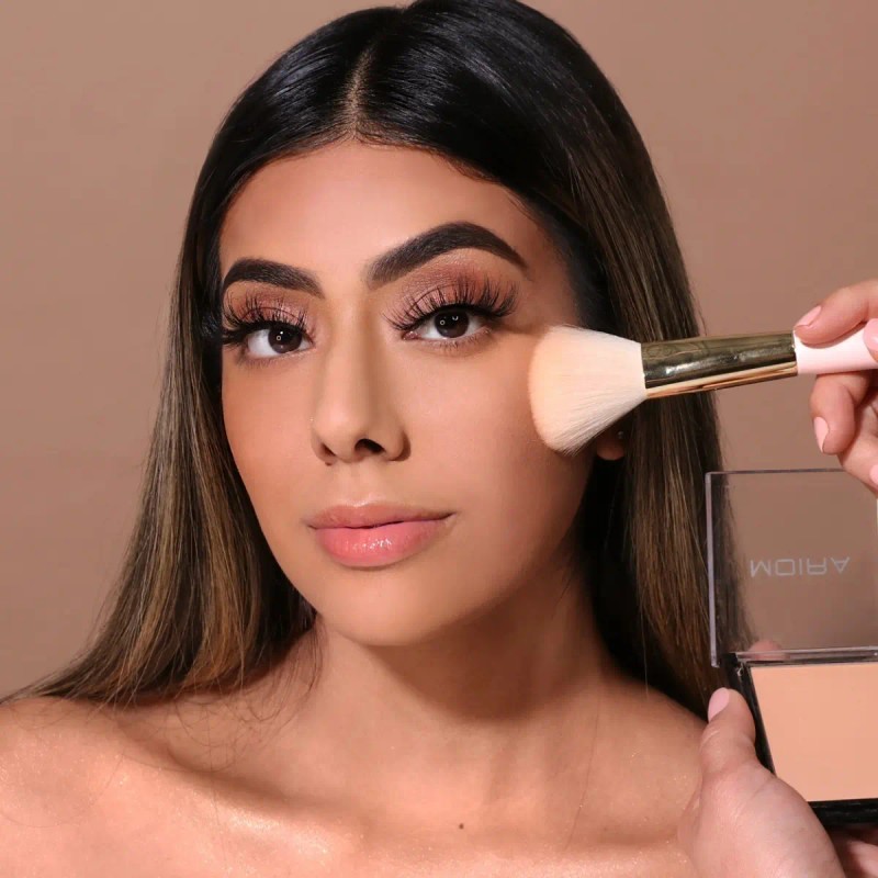 Polvo Moira Cosmetics Compacto Acabado Lujoso