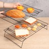 4 Pcs Stackable Cooling Racks, Heavy Duty Iron Wire Baking