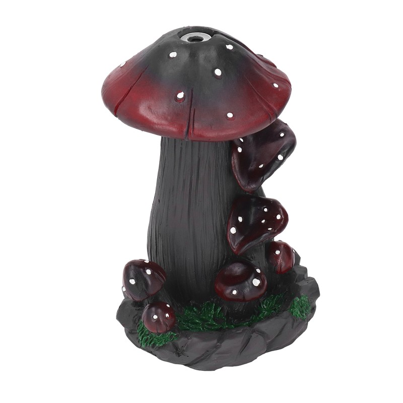 Mushroom Backflow Incense Burners Handcrafted Exquisite Details Resin Backflow Incense