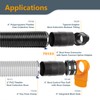 POWERTEC 70123V 4-Inch Dust Hose Connector w/Quick Connect Splice Adapter,