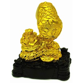 Betterdecor Feng Shui Gold Chinese Year of 2025 Zodiac Snake Figurine Statue Home Office Decoration for Good Luck