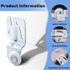 Closet Sliding Door Hardware Wardrobe Roller Kit for Top Hung