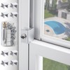 8 Sets Sliding Window Locks for Up and Down Windows,Easy