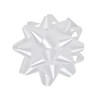 Worlds White Confetti Gift Bows Star Gift Bows for Christmas