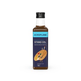 Aeroplane - Stand Oil for Artists - Removes Brush Strokes, Premium Art Supply (100 ML) (Amber, 100ML)