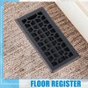 Zonon 4 Pcs Floor Vent Cover 4 x 10 Inch