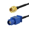 Fakra C to SMA Coaxial Cable 30cm RG174 GPS Antenna