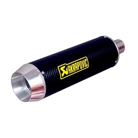 RA ACCESSORIES Akrapovic Universal Bike Silencer Exhaust For Street Sports Bike Motorcycles & Scooters (Black)