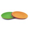 KX-WARE Plastic Plates Set of 12 - Unbreakable and Reusable