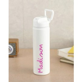 Love Island *CUSTOM* Love Island Inspired Water Bottle - White Stainless Steel w/ Your Name